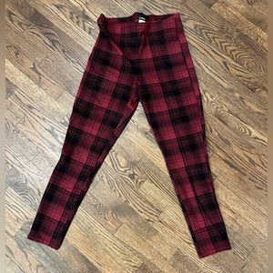 Plaid Crop Pants